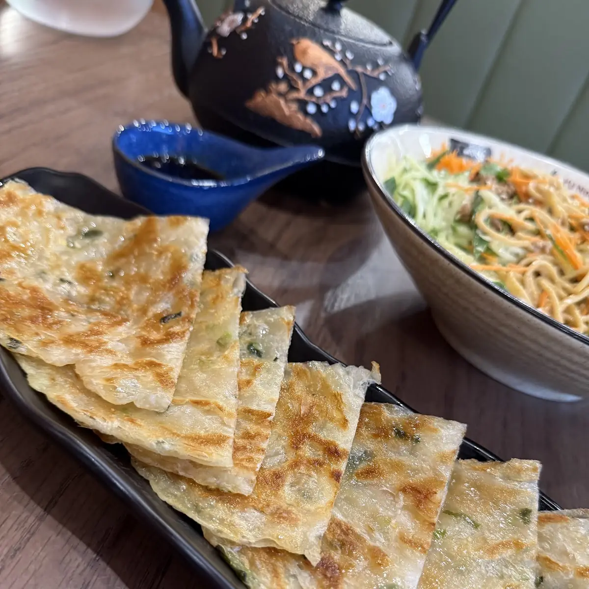 scallion pancakes 蔥油餅